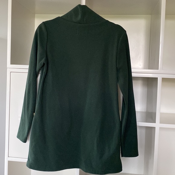 Like new! Dudley Stephens Cobble Hill Terry Turtleneck in Hunter Green. Size S. - Picture 7 of 7